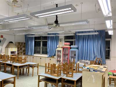 沙湧南小學學校美術室及計算機（jī）室照明工程改造